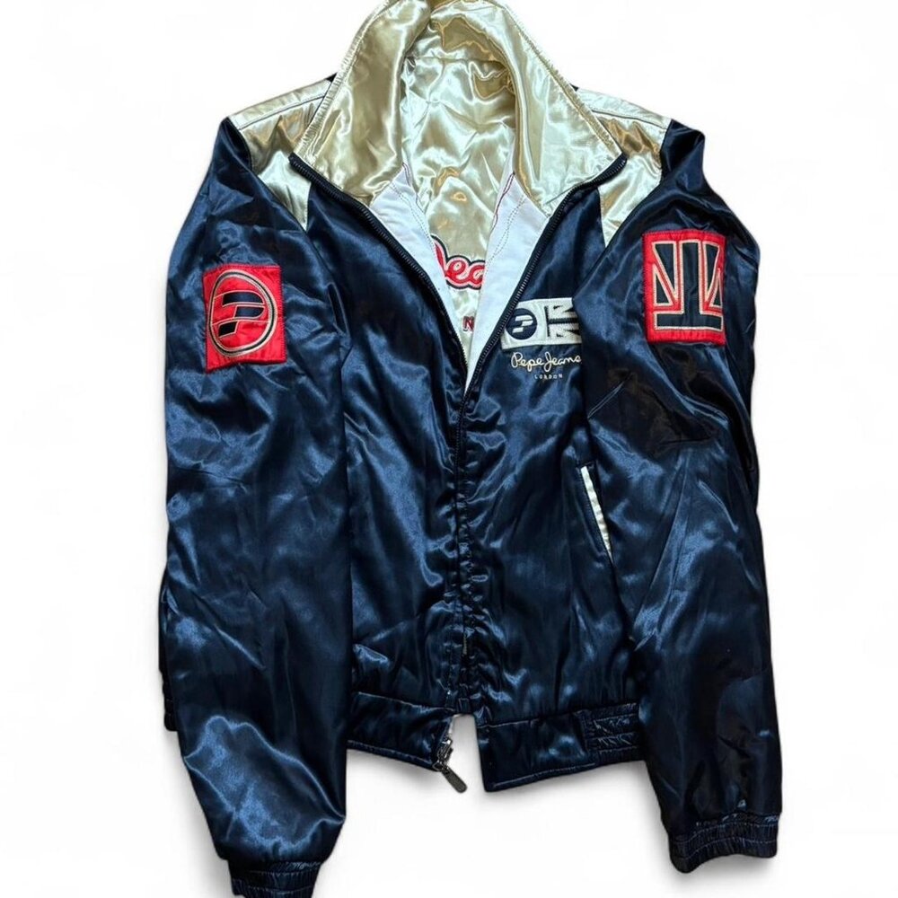 VTG Pepe Jeans London Bomber jacket Sz M